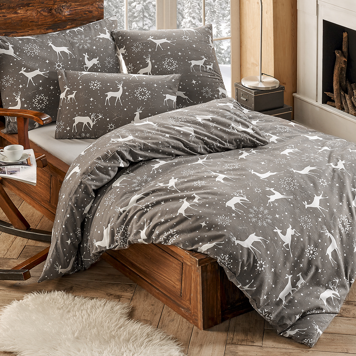 4Home Obliečky renforcé Snowy forest