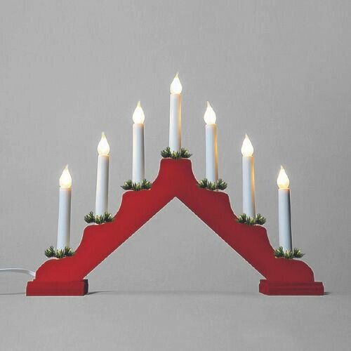 Adventný svietnik s ťahanou žiarovkou LED Filament