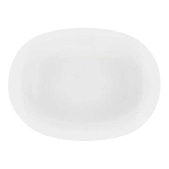 Altom Servírovací tanier z opálového skla White harmony 23 x 16 cm
