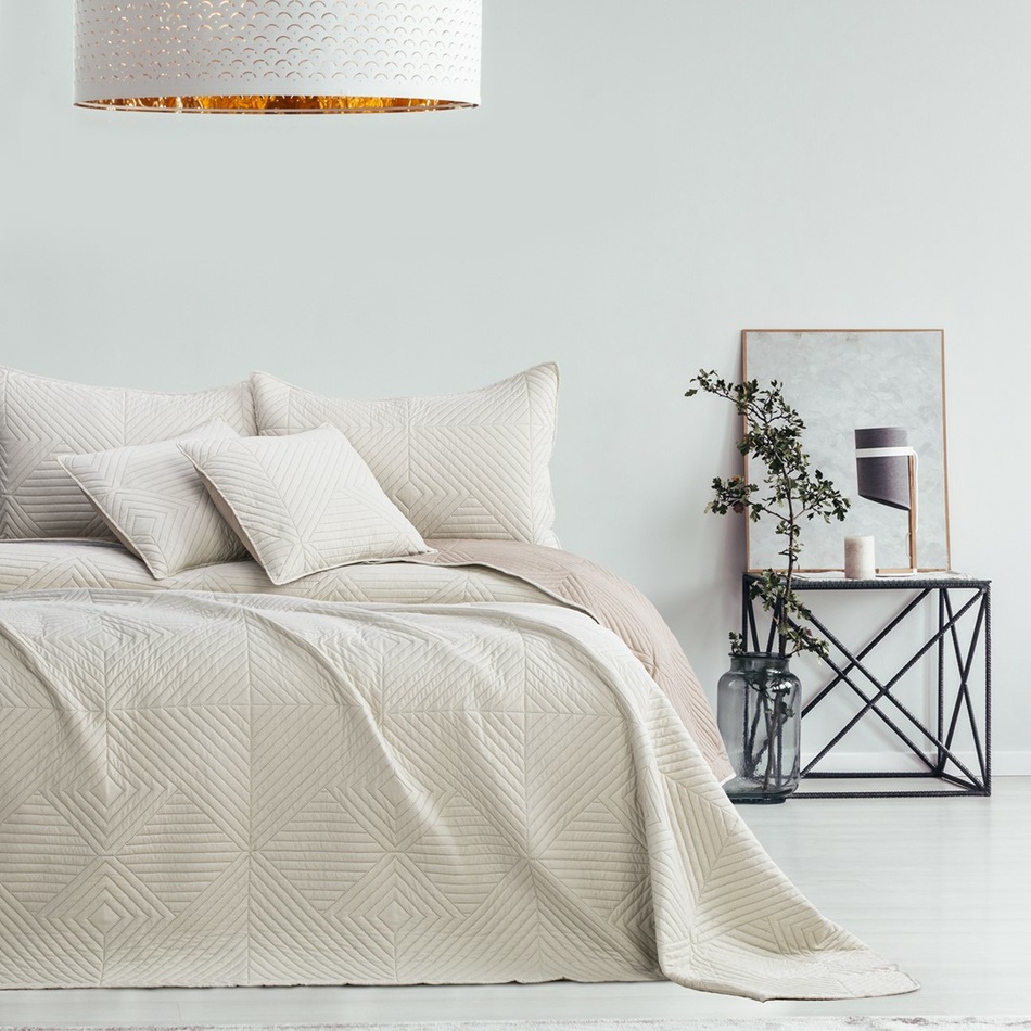 AmeliaHome Prehoz na postel Softa beige - cappucino