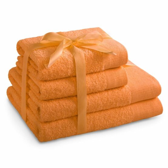 AmeliaHome Sada uterákov a osušiek Amari oranžová