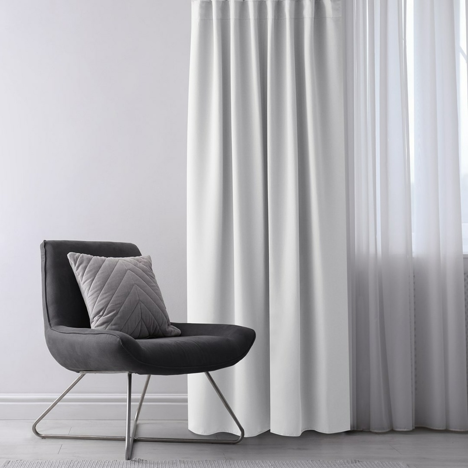 AmeliaHome Záves Blackout EYELETS biela