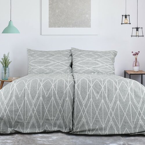 B.E.S. Petrovice Bavlnené obliečky Exkluziv Gray stripes