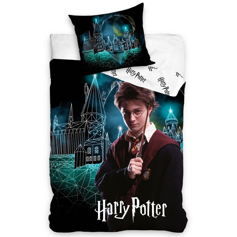 Carbotex Bavlnené obliečky Harry Potter Čarovný Rokfort