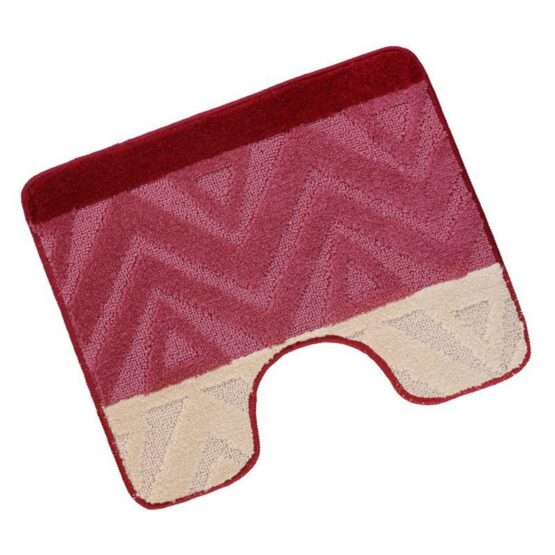 Bellatex Kúpeľňová predložka Bany bez výkroja Chevron burgundy