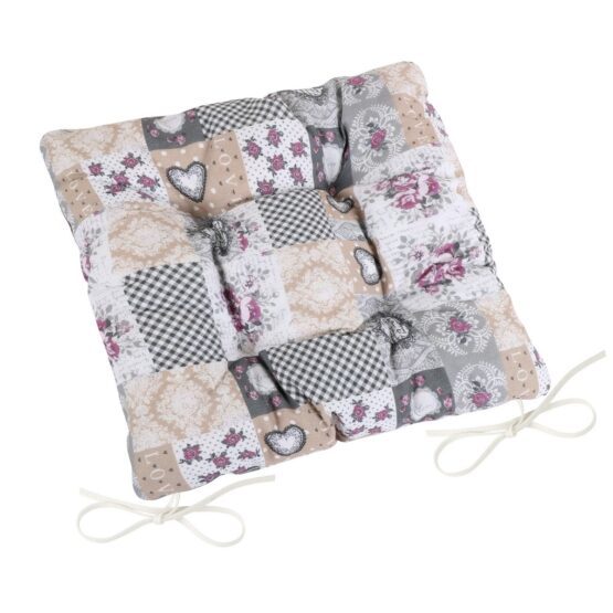 Bellatex Sedák DITA prešívaný Patchwork love