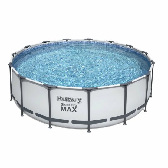 Bestway Okrúhly nadzemný bazén Steel Pro MAX s kartušovou filtráciou
