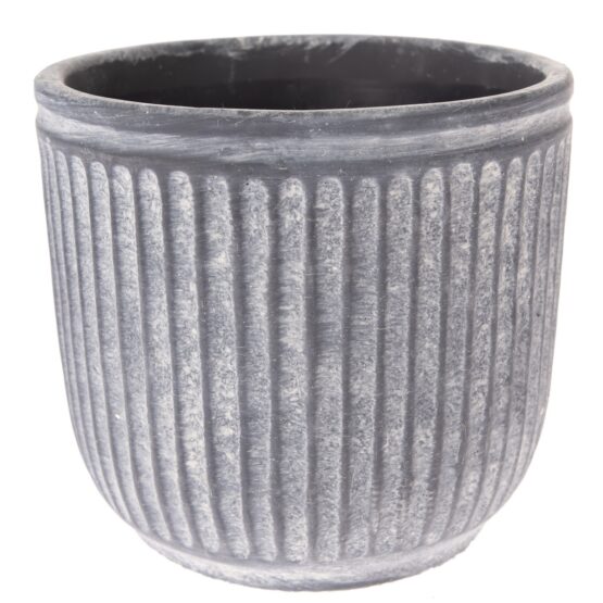 Betónový obal na kvetináč Stripe