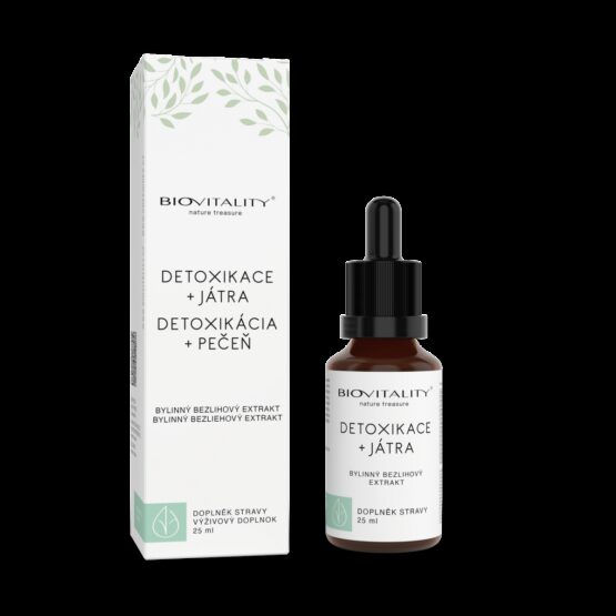 Biovitality Detoxikácia a pečeň bezliehová tinktúra