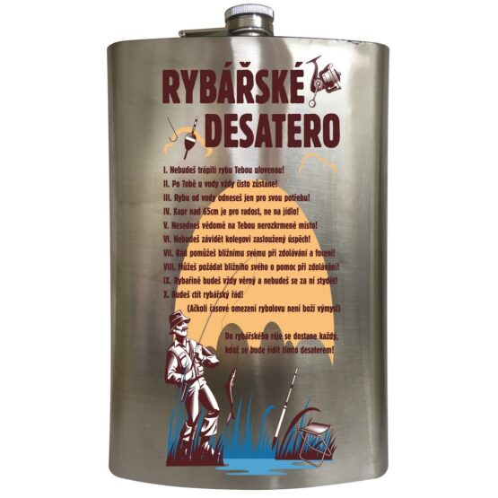 Bohemia Gifts Alkoholová fľaša - Rybár