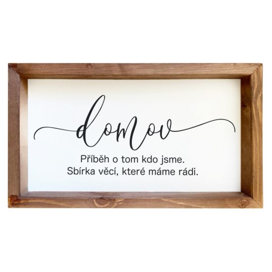 Bohemia Gifts Dekoratívny obrázok - Domov