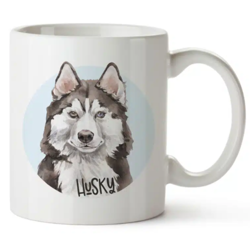 Bohemia Gifts Keramický hrnček - Husky