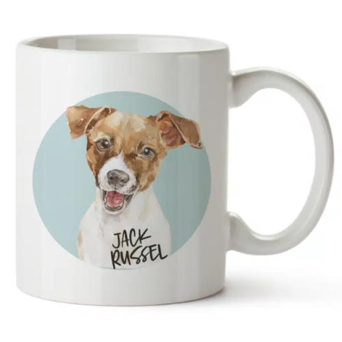 Bohemia Gifts Keramický hrnček - Jack Russel