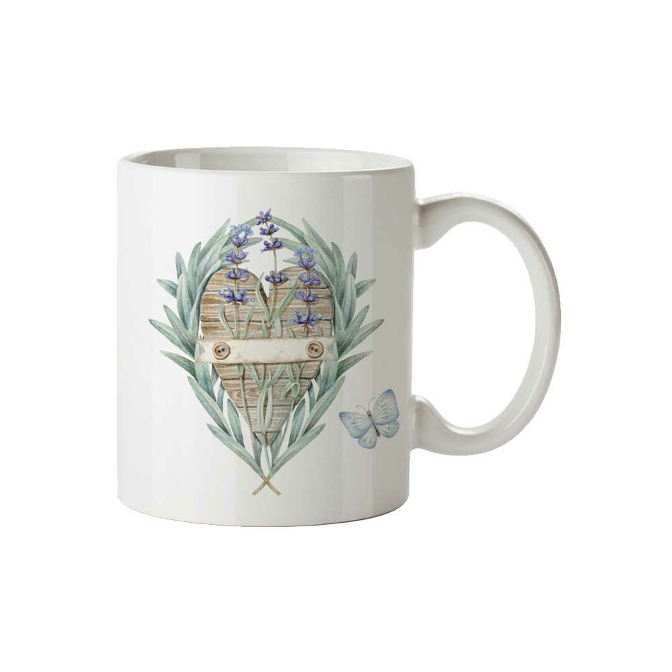 Bohemia Gifts Keramický hrnček Levanduľa