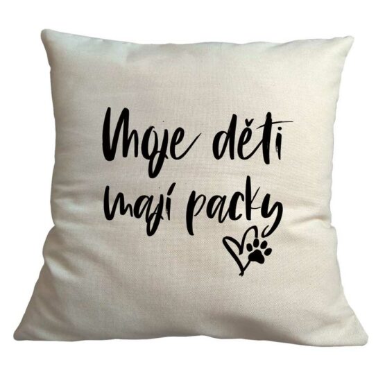 Bohemia Gifts Obliečka na vankúš - Packy
