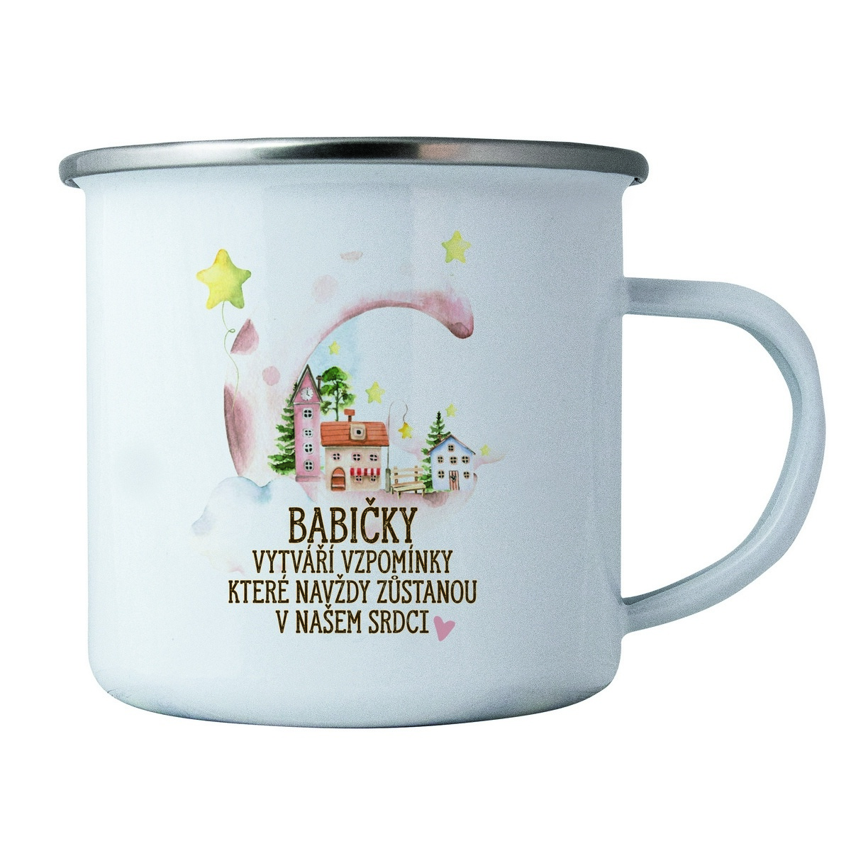 Bohemia Gifts Plechový hrnček Babičky