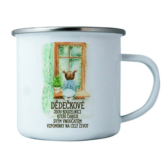 Bohemia Gifts Plechový hrnček Grandfathers