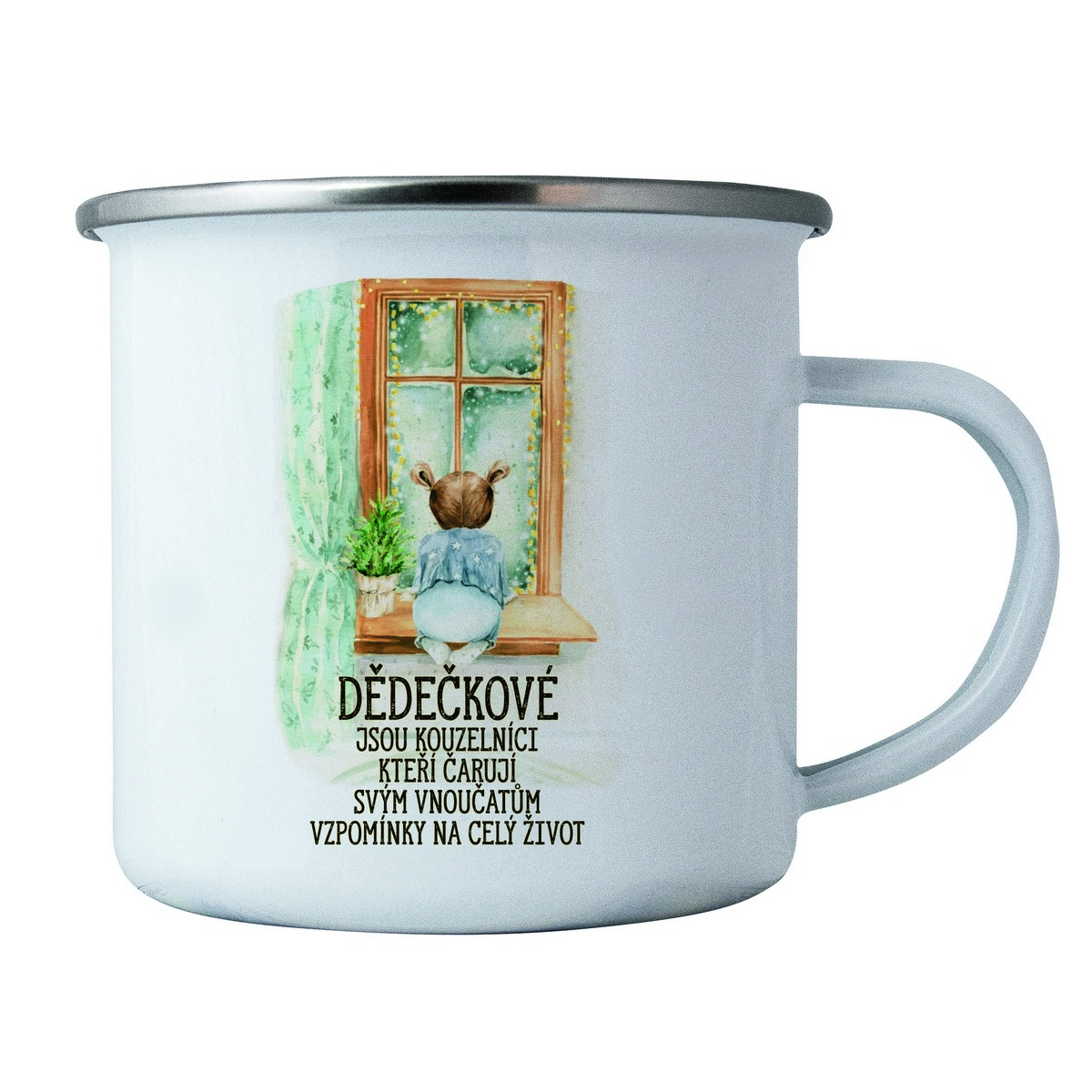 Bohemia Gifts Plechový hrnček Grandfathers