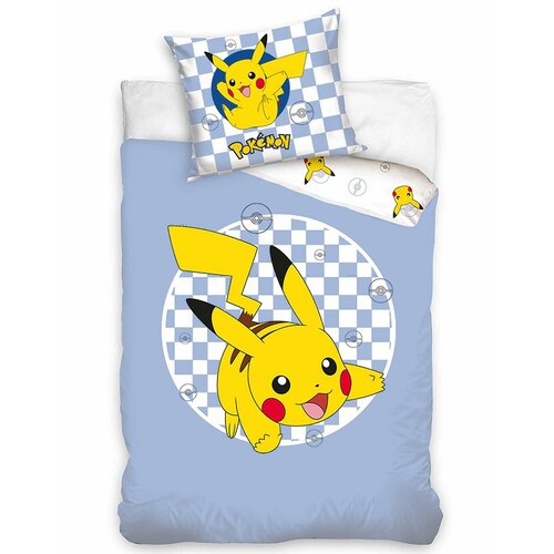 Carbotex Detské bavlnené obliečky Pokémon Jedinečný Pikachu