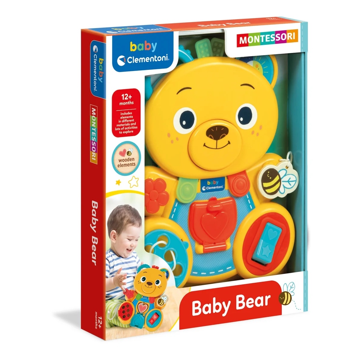 Clementoni Montessori Didaktický medvedík