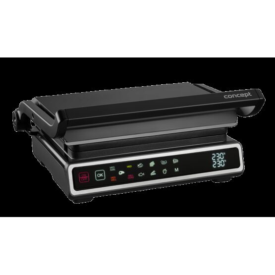 Concept GE3550 kontaktný gril s teplotnou sondou a vaflovými doskami