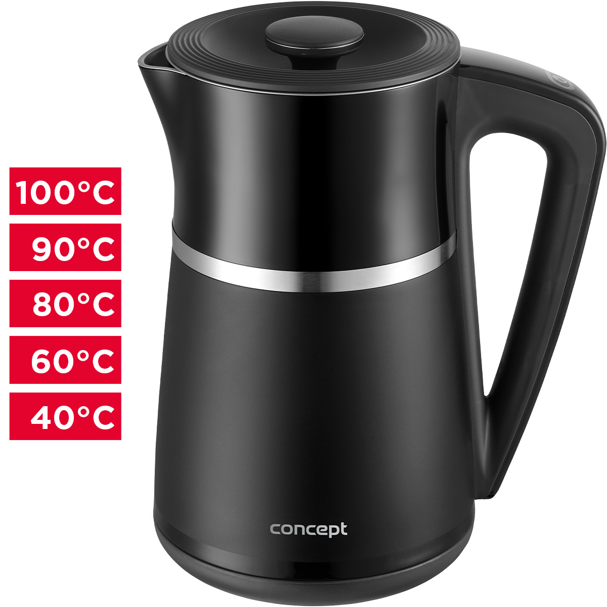 Concept RK3100 rýchlovarná kanvica s reguláciou teploty 1