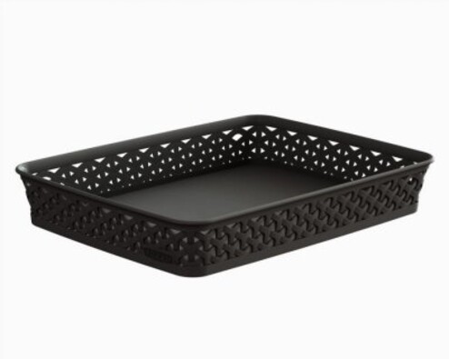 Košíček RATTAN 'Y' STYLE -A4 tm. hnedý