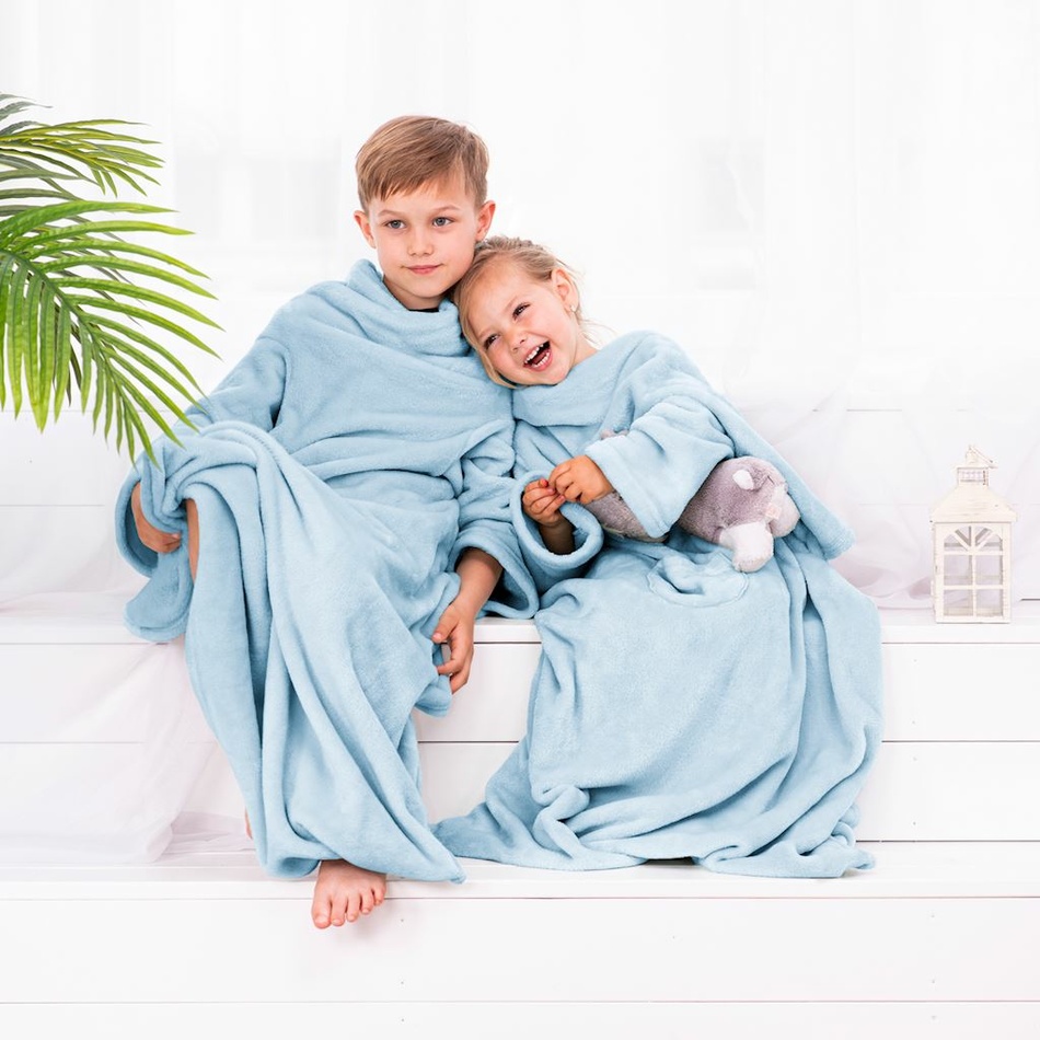 Decoking Deka s rukávmi Lazy Kids modrá