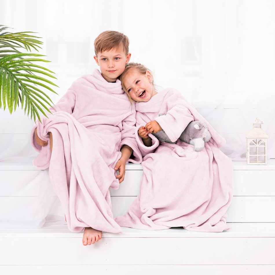 Decoking Deka s rukávmi Lazy Kids púdrová