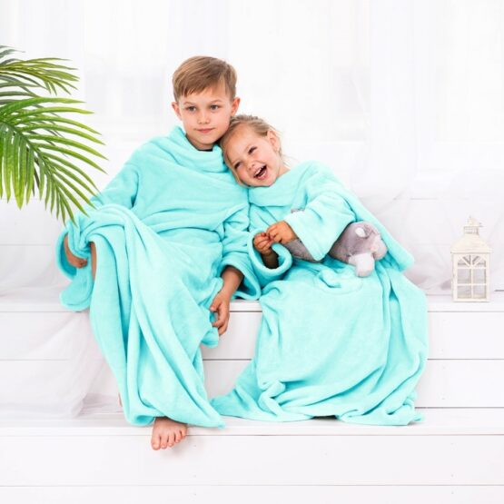 Decoking Deka s rukávmi Lazy Kids tyrkysová