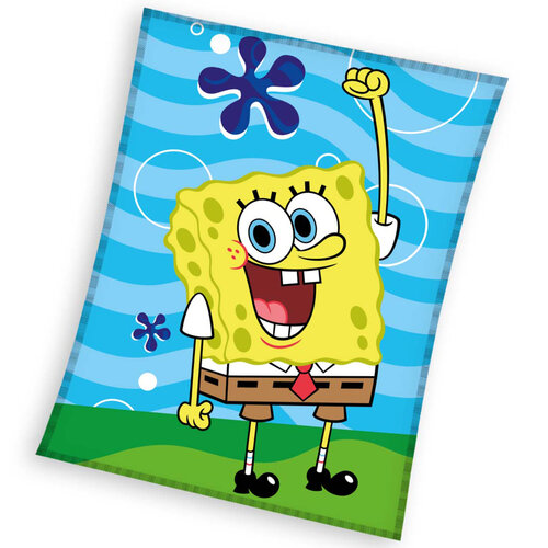 Carbotex Detská deka Sponge Bob Zábava v Mori