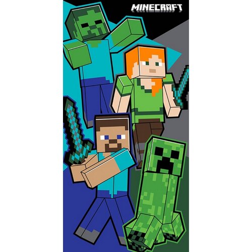 Carbotex Detská osuška Minecraft Virtuálny Boj