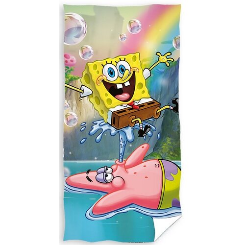 Carbotex Detská osuška Sponge Bob Vodotrysk