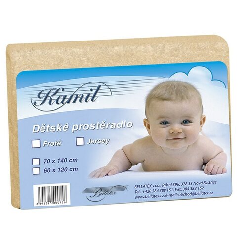 Bellatex Detské froté prestieradlo