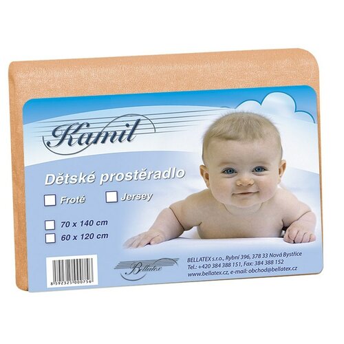 Bellatex Detské froté prestieradlo