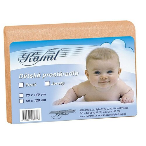 Bellatex Detské froté prestieradlo
