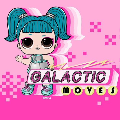 Carbotex Detský magický uterák L.O.L. Galactic Moves