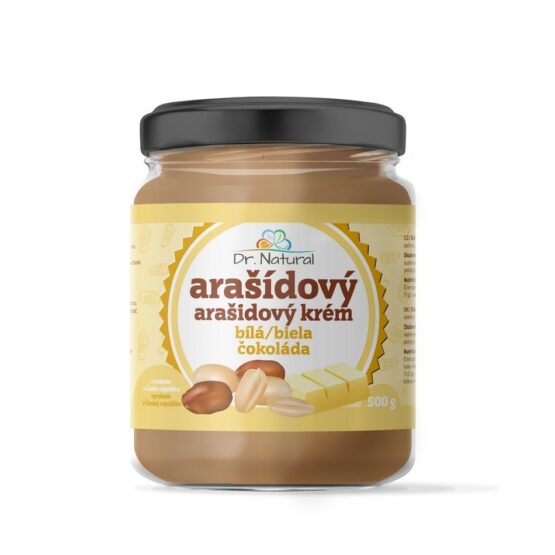 Dr.Natural Arašidový krém s bielou čokoládou
