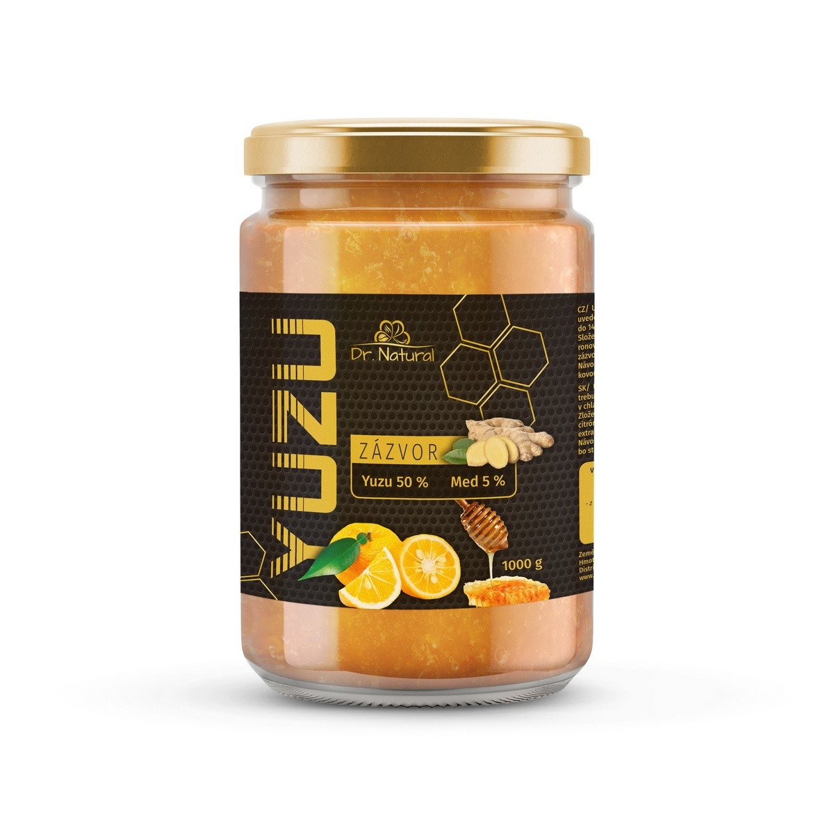 Dr.Natural YUZU a med + zázvorový čaj