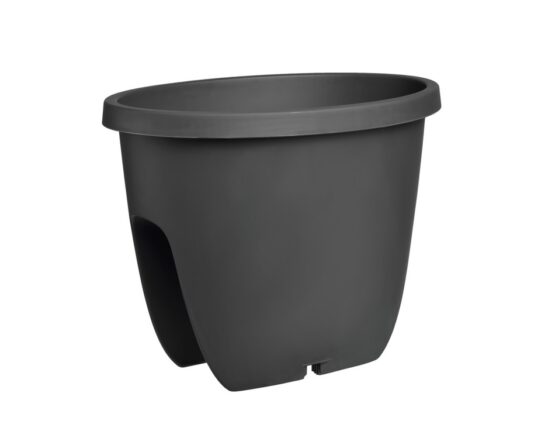 Gardenico Balkónový kvetináč na zábradlie Balconia OVI antracit
