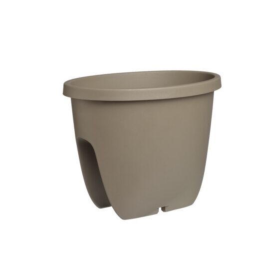 Gardenico Balkónový kvetináč na zábradlie Balconia OVI taupe
