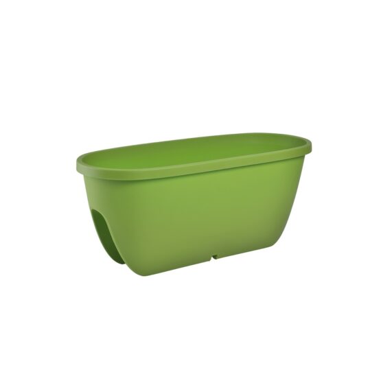 Gardenico Balkónový kvetináč na zábradlie Balconia OVI zelená