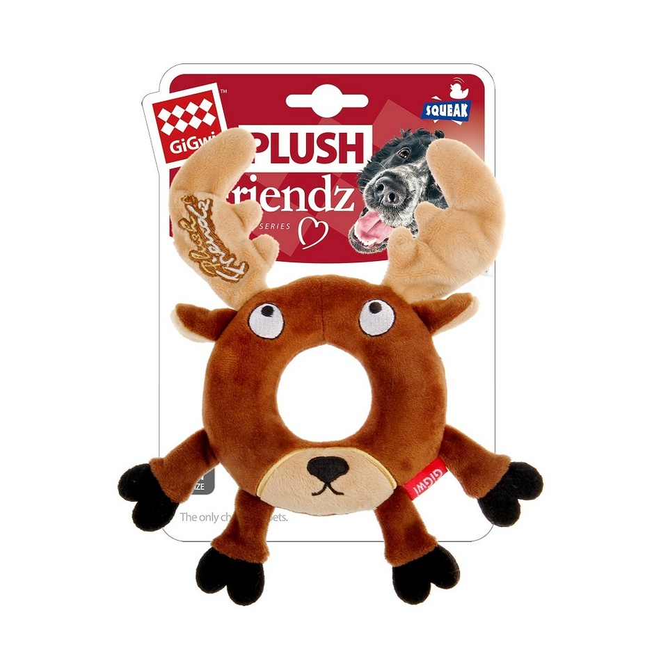 GiGwi Pískacia hračka pre psov Plush Friendz sob