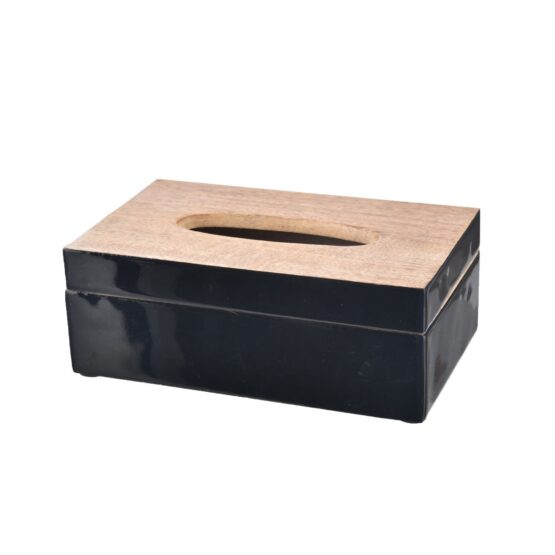 InDecor Box na papierové vreckovky mango/smalt
