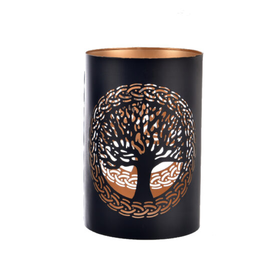 InDecor Kovový svietnik Tree čierna
