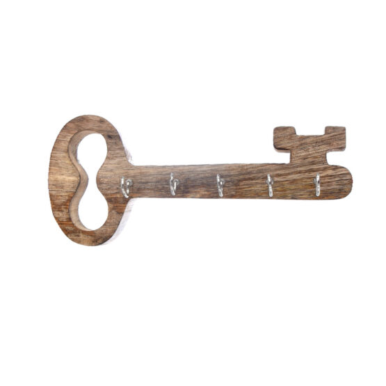 InDecor Stojan na kľúče z mangového dreva Old key