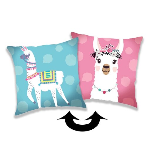 Jerry Fabrics Vankúšik s flitrami Llama 03