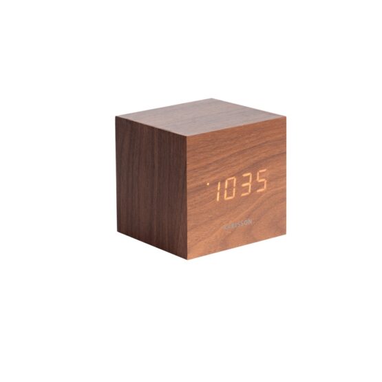Karlsson 5655DW Dizajnové LED stolné hodiny s budíkom