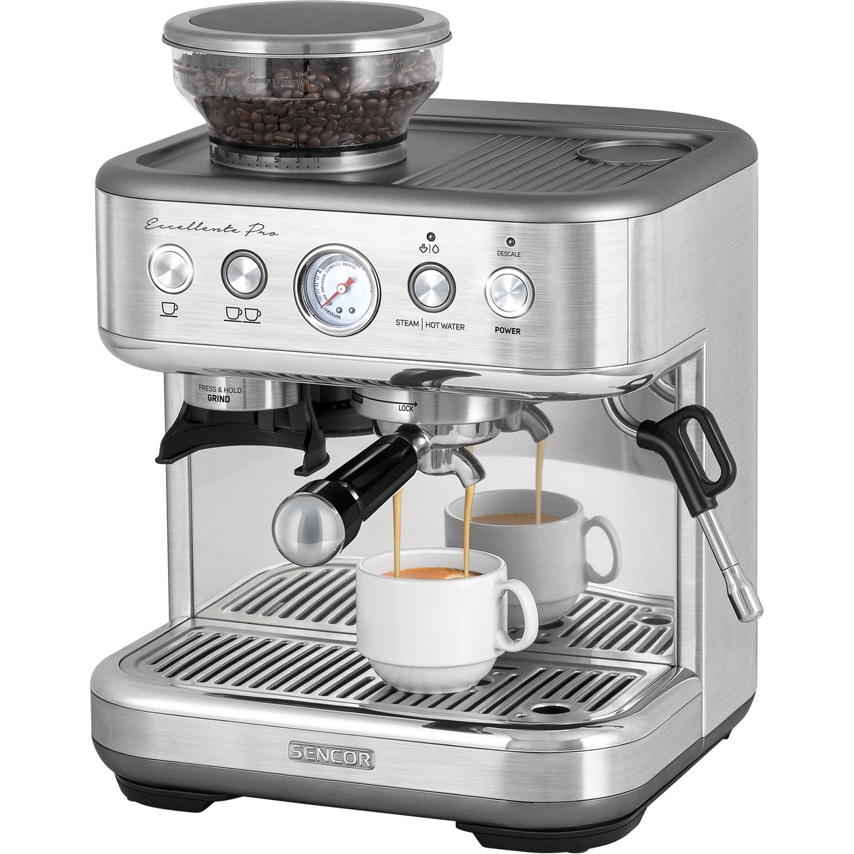Kávovar na espresso Sencor SES 6010SS