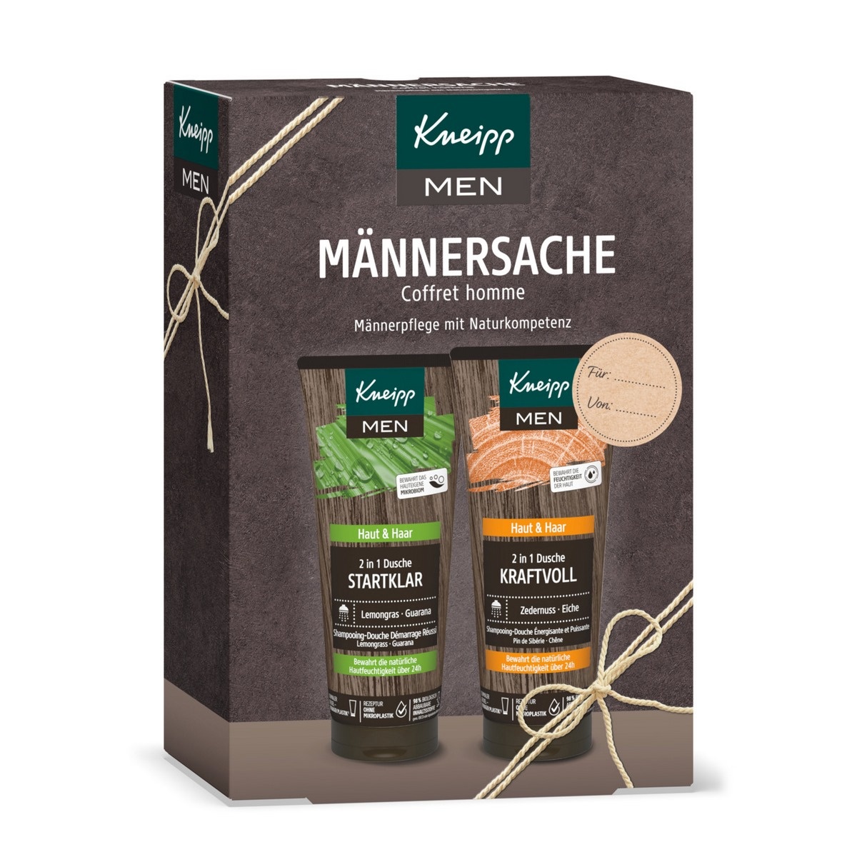 Kneipp Darčeková sada Sprchové gély pre mužov 2 x 200 ml